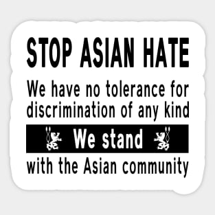 Stop Asian Hate Sticker